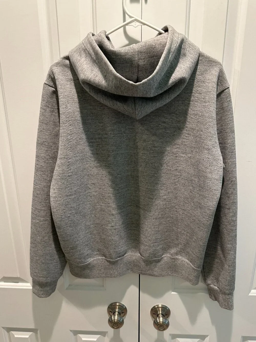 Polo Ralph Lauren Men's Heather Gray Fleece Pullover Hoodie M Black Pony Logo